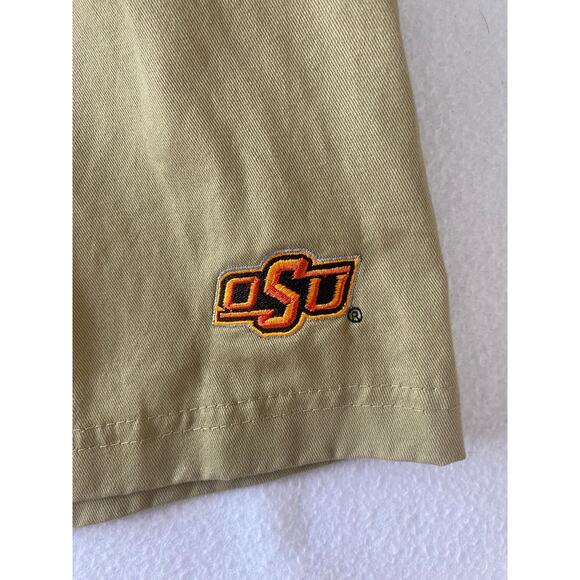 Oklahoma State Cowboys Khaki Shorts W/Embroidered Logo Men’s Size 36” Waist NWT - Picture 2 of 7